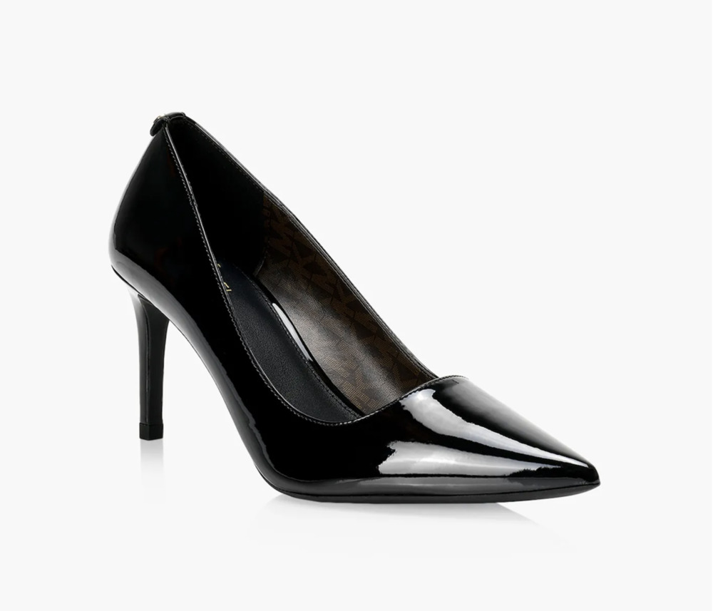 Michael Kors Black Patent Pointed-Toe Stiletto Pumps
